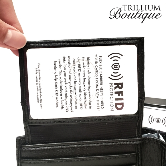 GUESS RFID Protection Black Wallet & Valet NWT - Picture 7 of 9